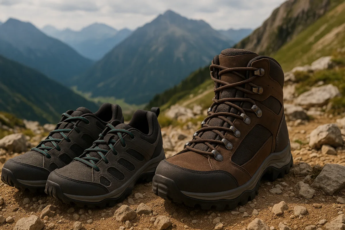 Qual è la differenza tra scarpe basse e scarponcini in montagna? La risposta ti evita acquisti inutili