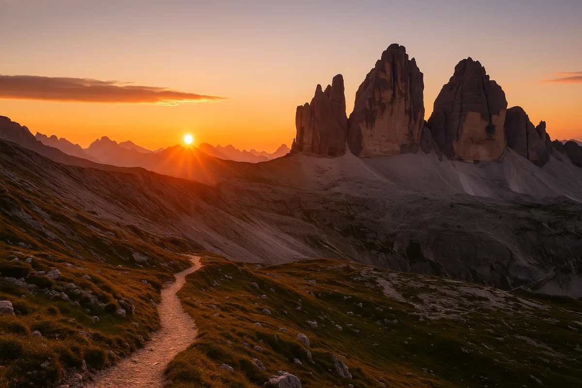 Quali sentieri permettono di ammirare l’alba sulle Dolomiti? Il momento magico che pochi vivono
