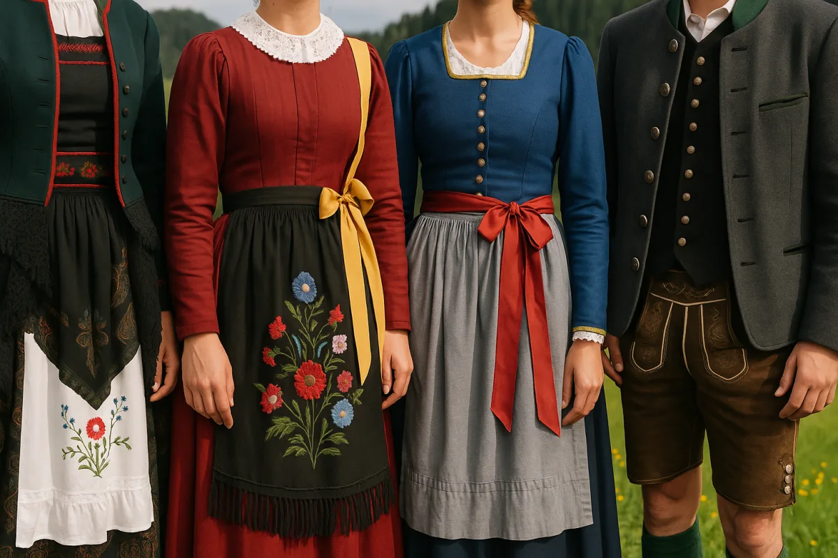 Come si distinguono i costumi tipici delle diverse valli alpine? Il dettaglio che ne rivela la vera origine