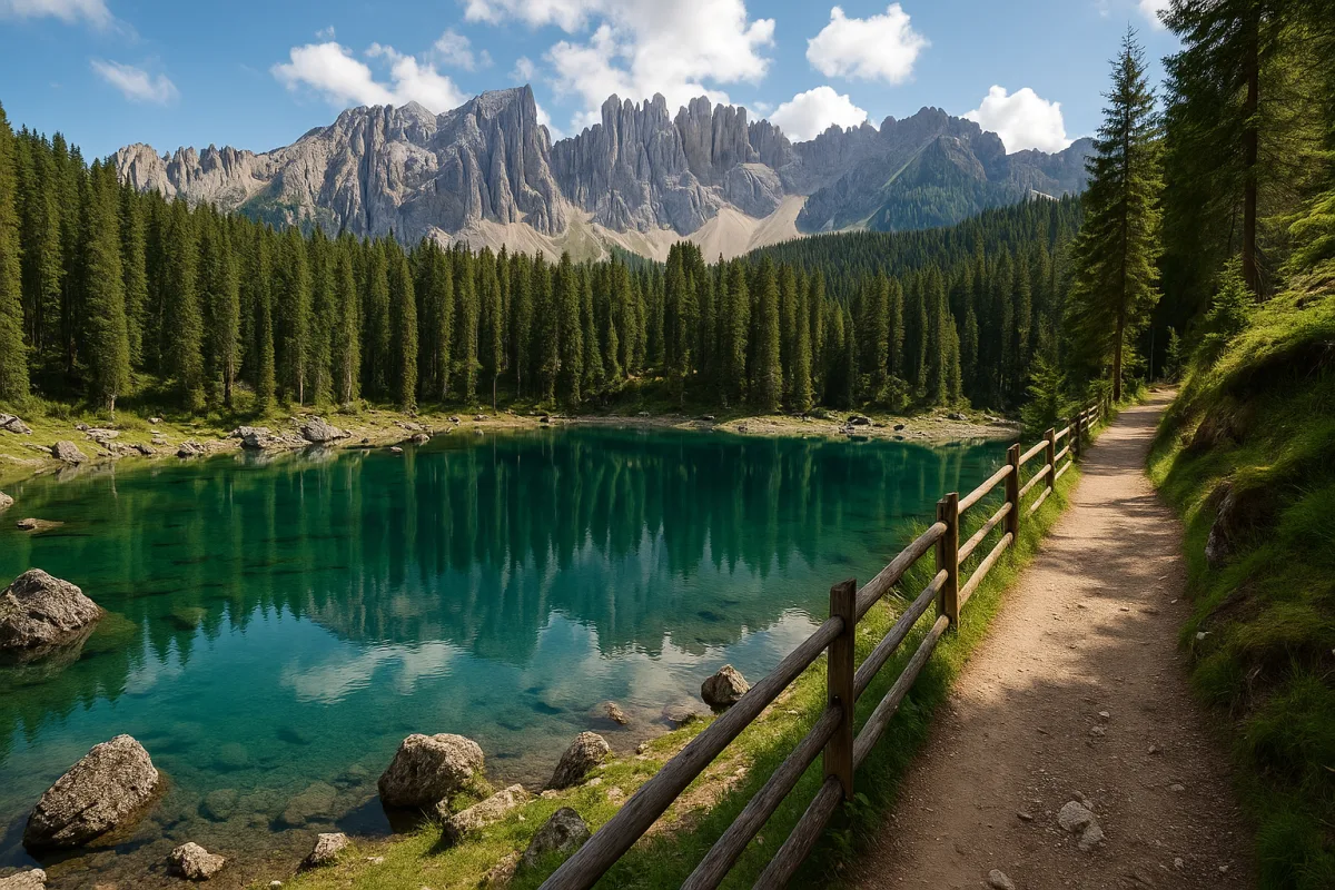 Itinerari sul lago di Carezza: percorsi brevi con viste mozzafiato