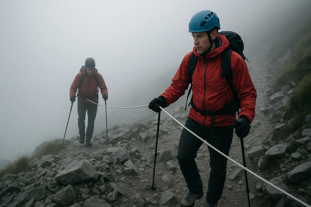 Cosa fare in caso di nebbia sui sentieri di alta quota? La tecnica sicura che usano le guide alpine