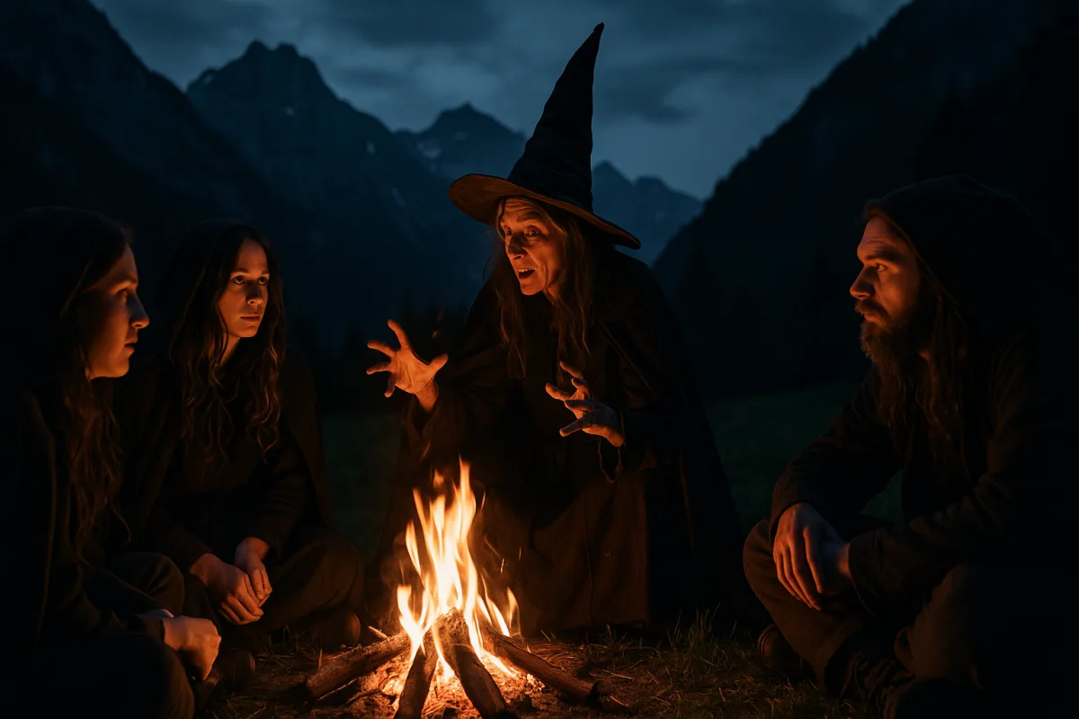 Streghe e leggende oscure delle valli alpine: ascoltarle intorno a un falò rende la notte indimenticabile