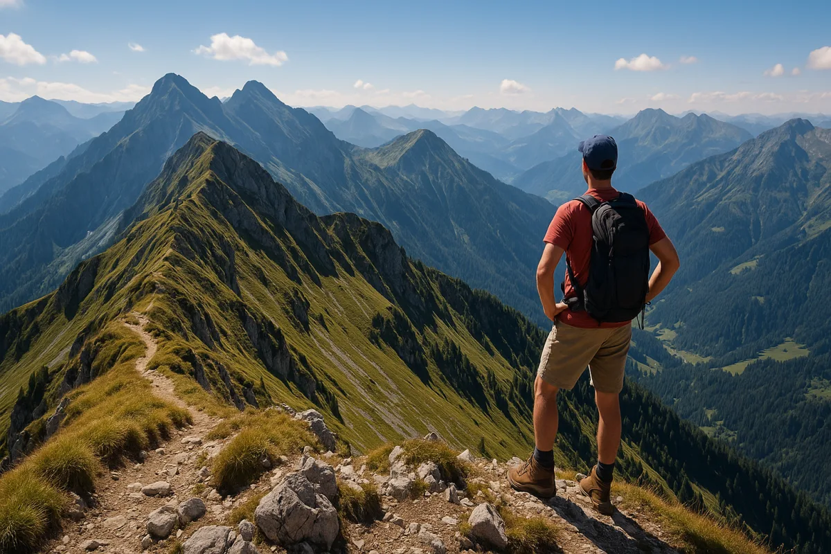 Trekking lungo le creste alpine accessibili senza tecnico: emozioni di vetta senza stress