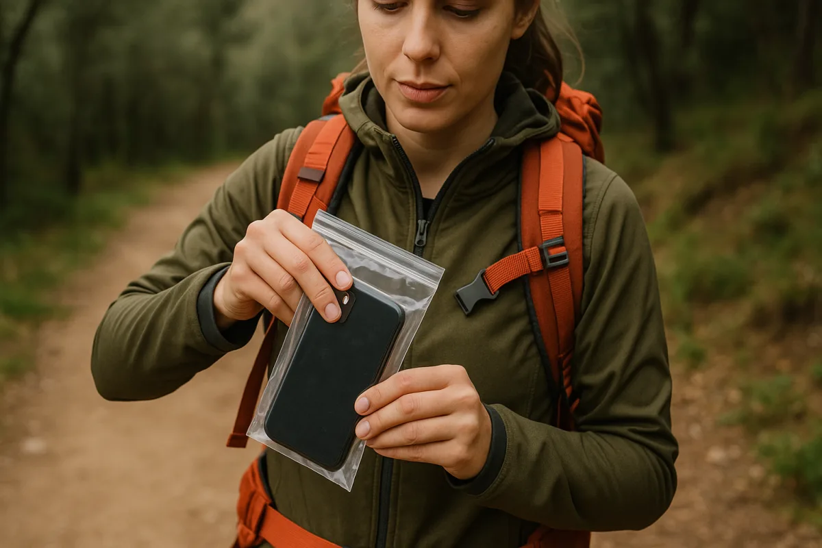 Qual è la migliore soluzione per proteggere lo smartphone durante il trekking? Il trucco semplice che tutti possono applicare