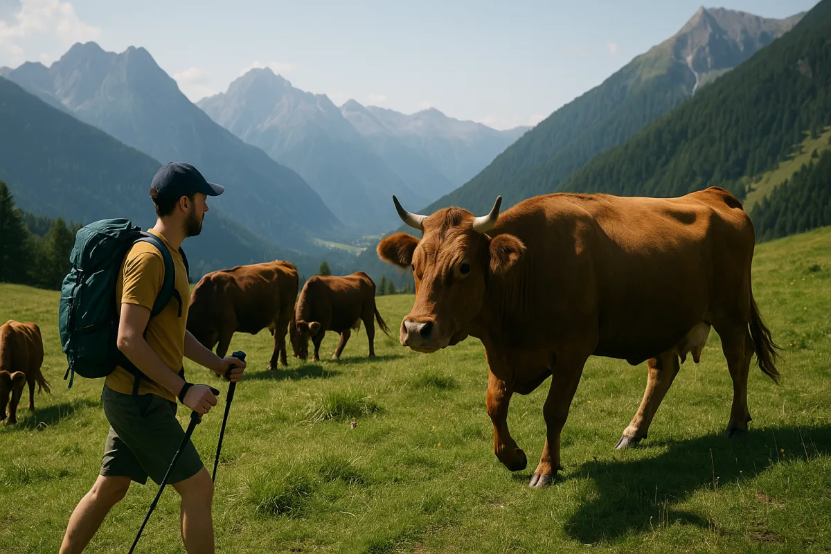 Escursioni con attraversamenti di pascoli: consigli per vivere la montagna insieme agli animali liberi