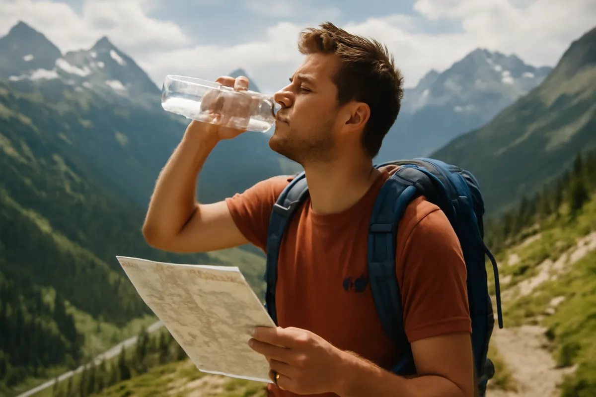Quanta acqua bere in alta montagna: la regola che cambia con il dislivello