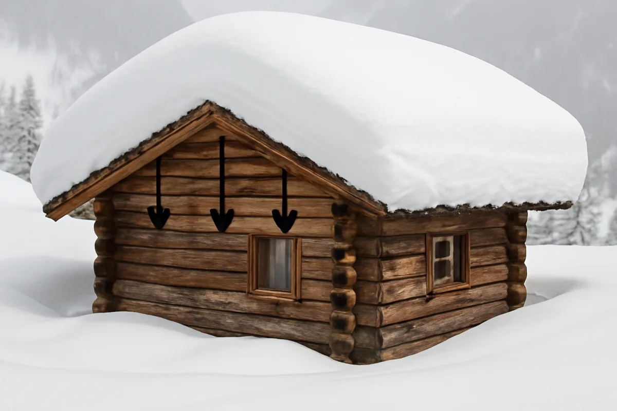 Perché le baite alpine resistono alla neve: la logica costruttiva che sorprende