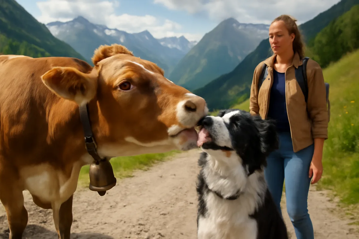 Animali da alpeggio nelle Alpi: i comportamenti che sorprendono chi li incontra