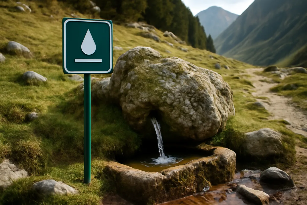 Toponimi montani legati all'acqua: la parola che indica una sorgente nascosta